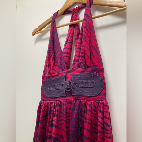 MARCIANO 100% Silk Animal Print Dress, Size XS - Picture 3 of 8